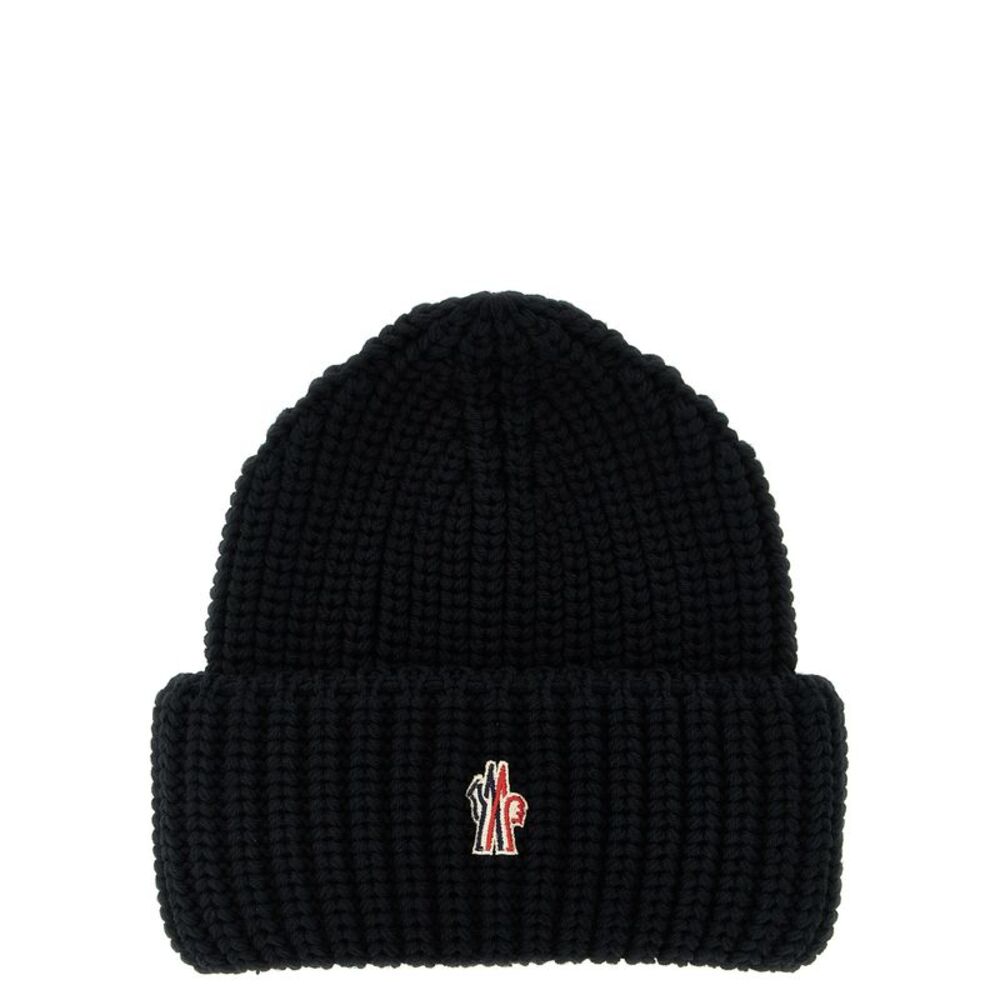 Moncler Grenoble Men Logo Patch Beanie